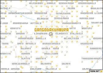 map of Gangodakumbura