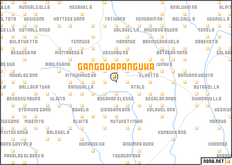 map of Gangodapanguwa