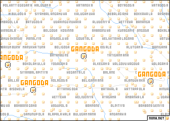 map of Gangoda