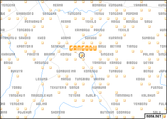 map of Gangodu