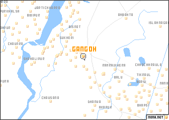 map of Gangoh