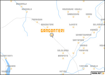map of Gangontéri