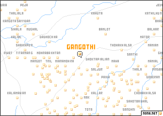 map of Gangothi