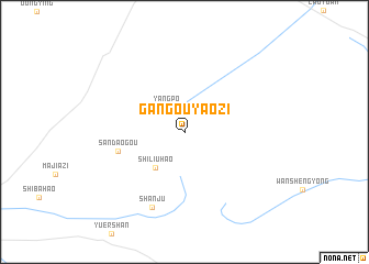 map of Gangouyaozi