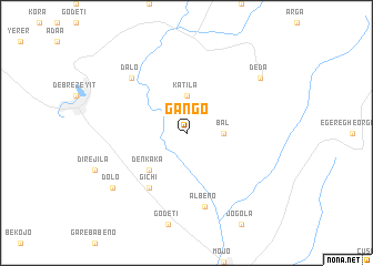 map of Gango