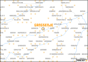 map of Gangsenje