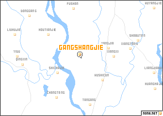 map of Gangshangjie