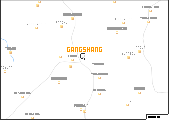 map of Gangshang