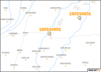 map of Gangshang