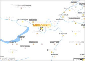 map of Gangshang