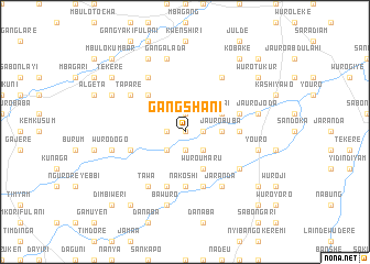 map of Gangshani