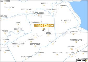 map of Gangshaozi