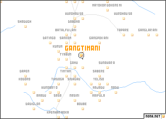 map of Gangtimani