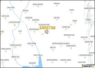 map of Gangtou