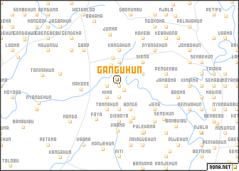 map of Ganguhun