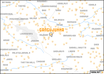 map of Gāngu Jumma