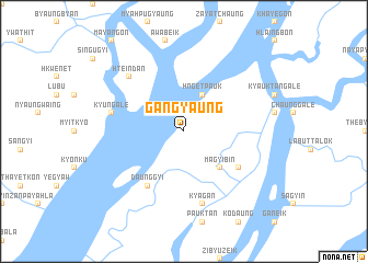 map of Gangyaung