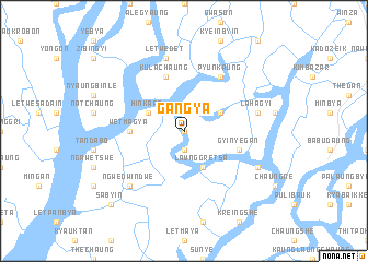 map of Gangya