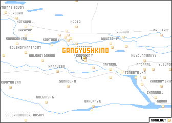 map of Gangyushkīno