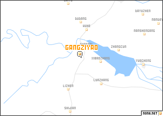 map of Gangziyao