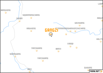 map of Gangzi