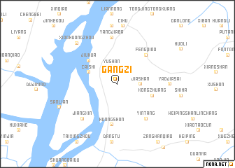 map of Gangzi