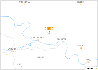 map of Gang