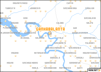 map of Ganhà Balanta