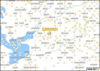 map of Ganhāri