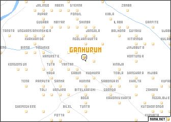 map of Ganhurum