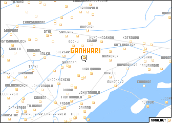 map of Gānhwari