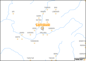 map of Ganiawai