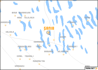 map of Gania