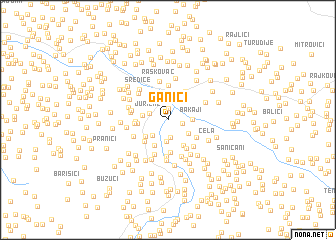 map of Ganići