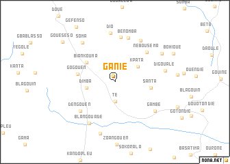map of Ganie