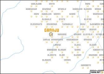 map of Gani Iju