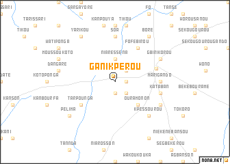 map of Ganikpérou