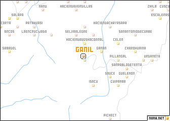 map of Gañil