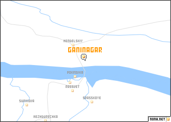 map of Ganina Gar\