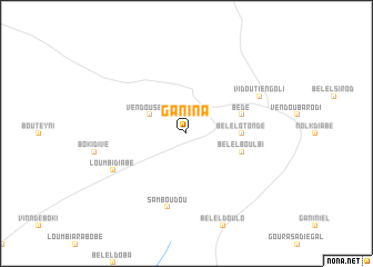 map of Ganina