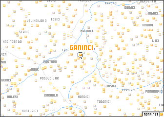 map of Ganinci