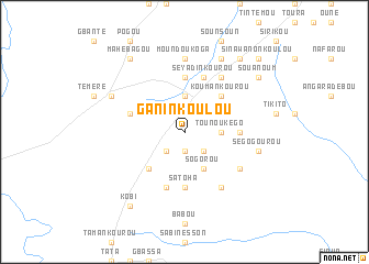 map of Ganinkoulou