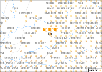 map of Ganipur