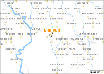 map of Ganipur