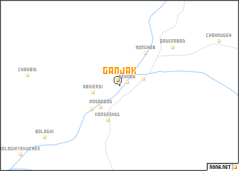 map of Ganjak
