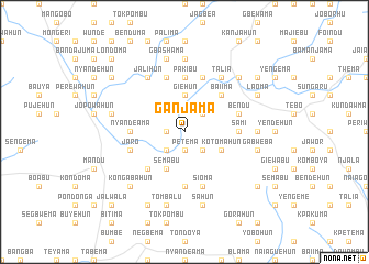 map of Ganjama