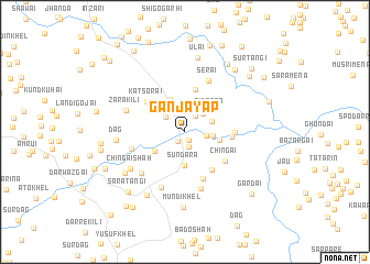 map of Ganjayāp