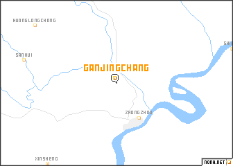 map of Ganjingchang