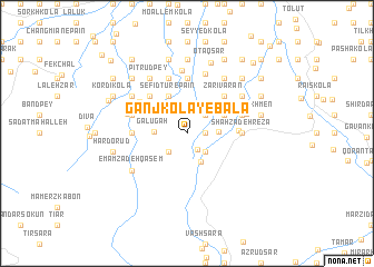 map of Ganj Kolā-ye Bālā