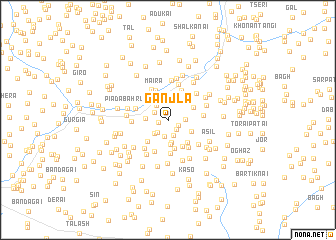 map of Gānjla